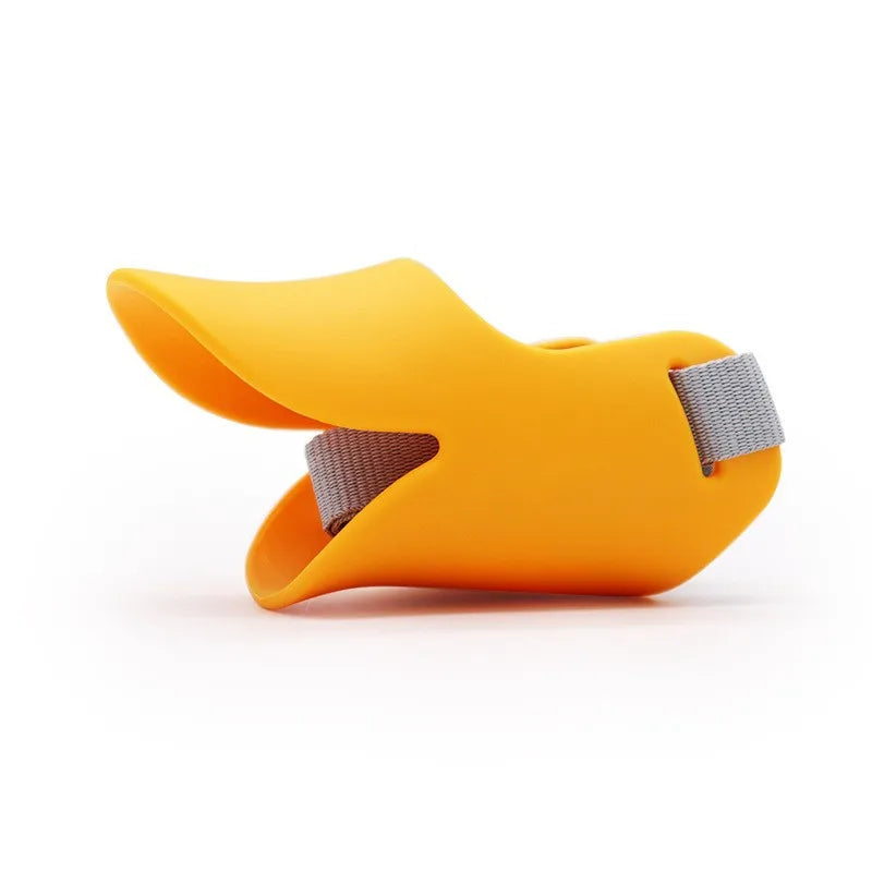 1PC 3 Sizes Available Pet Muzzle Silicone Anti-cute Duck Anti-bite Training Adjustable Ring Pet Muzzle Pet Items Dog Accessories