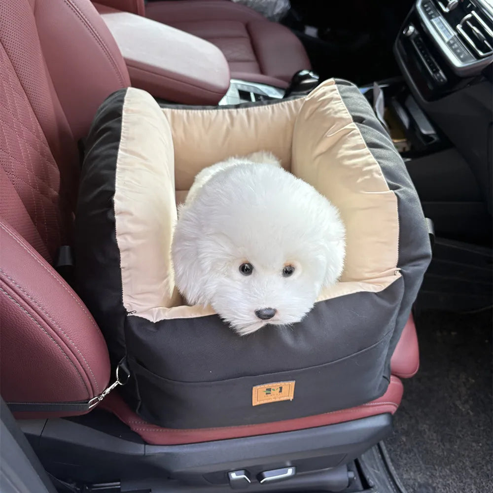 Pet Car Seat for Small Dogs Dog Booster Washable  Pet Travel Carrier Bed Portable Home Dual-purpose Nest Pad Dog Accessories