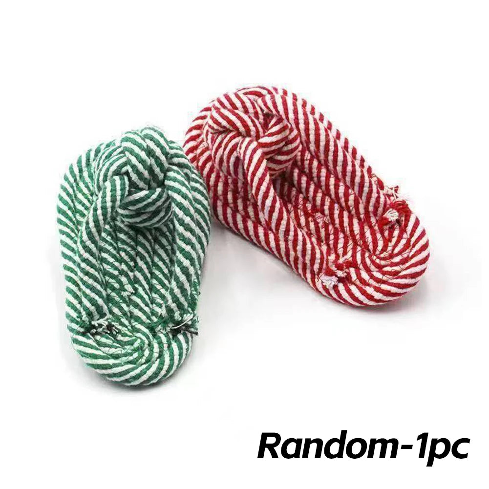 Bite-resistant Dog Rope Knot Toys Interactive Pet Toys for Medium Large Dogs Colorful Dog Molar Toy Chewing Toy Dog Accessories