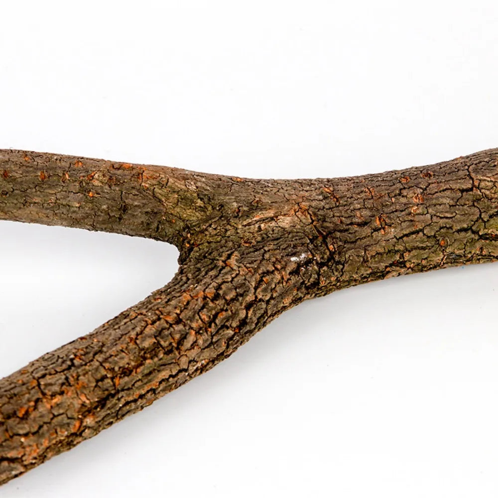 20/30/35cm Bird Toys Natural Log Tree Fork Birdcage Bifurcated Station Stand Parrots Chew Toy Standing Pole Durable Bird Toys