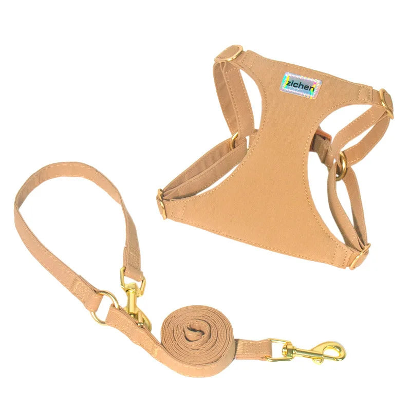 Newest Puppy Dog Harness and Leash Set for Small Dogs Adjustable Pet Harnesses Chihuahua Poodle Bichon Cat  Accessories