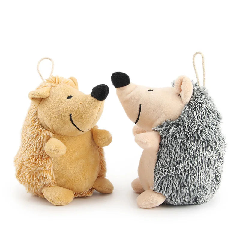 Hedgehog Soft Plush Dog Toys Small/Large Dogs Interactive /Squeaky Sound Toy Chew Bite Resistant toy Pets Accessories Supplies
