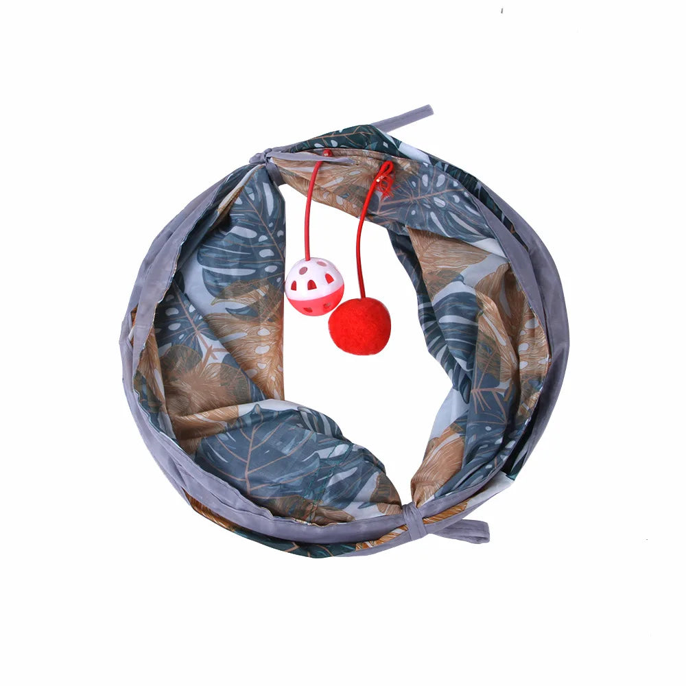 Cat Tunnel Pet Supplies S T Pass Play Tunnel Foldable Cat Tunnel Cat Toys Breathable Drill Barrel for Indoor Loud Paper