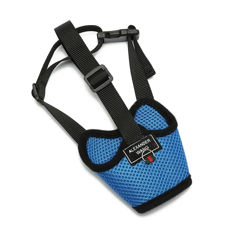 1PCS Adjustable Dog Muzzle Breathable Dog Mouth Cover Muzzle Collar Anti Barking Pet Mouth Muzzles for Dogs Dog Accessories