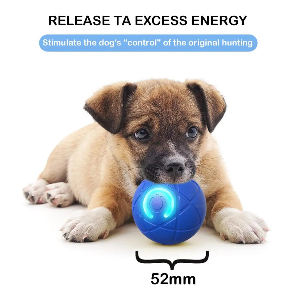Smart Interactive Dog Toys for Aggressive Chewers Self Moving Interactive Dog Ball Automatic Vibrating Toy