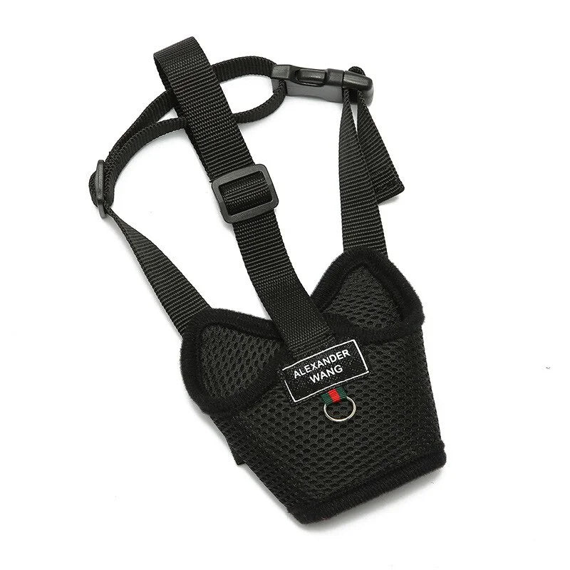 1PCS Adjustable Dog Muzzle Breathable Dog Mouth Cover Muzzle Collar Anti Barking Pet Mouth Muzzles for Dogs Dog Accessories