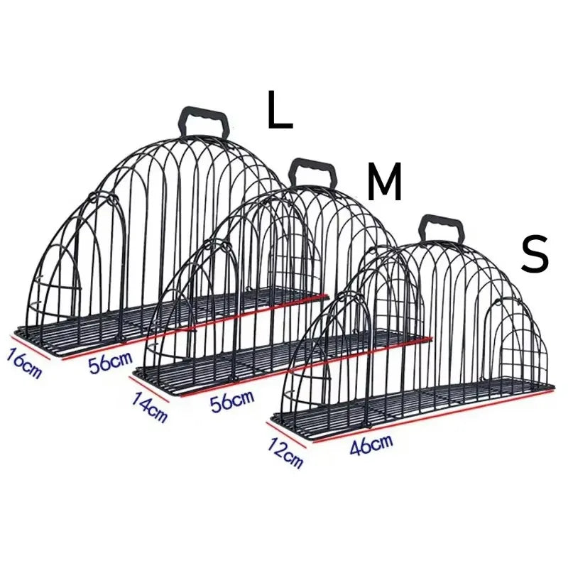 Cat Bath Cage Iron Anti-scratch Anti-bite Cage Fixed Dry Bath Double Door Cat Beauty Cage Anti-escaping Cat Accessories