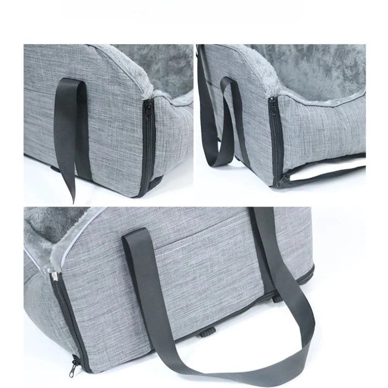 Dog car seat beds pet cars cat dog beds portable detachable for cars hand-held dog bed  safety travel bag  dog accessories