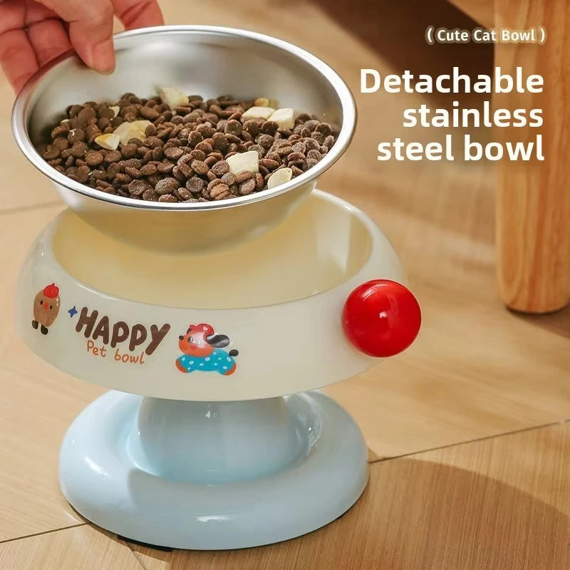 Pet Anti-Slip Dog Bowls Small Medium And Large Dog Feeding Bowls Stainless Steel Pet Feeders Pet Dog Accessories
