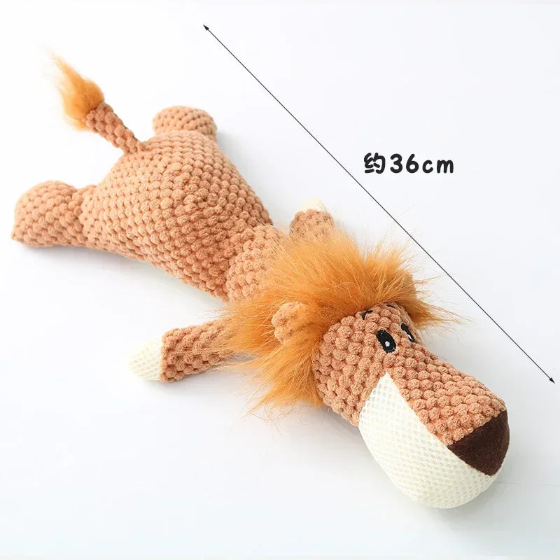 2025 new Plush Cartoon Puppy Dog Toy Pet Dog Chew Squeak Toys for Small Dogs Teeth Grinding Pet Products Dog Accessories