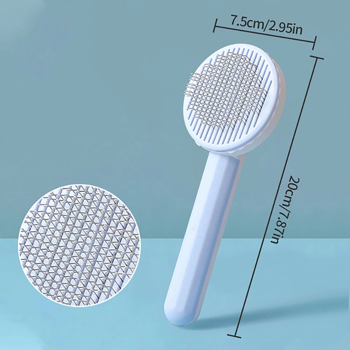 New Cat Comb Pet Dog Brush  Self Cleaning Pet Hair Remover Brush, for Dog Cat Grooming Tools Pet Dematting Comb Dog Accessories