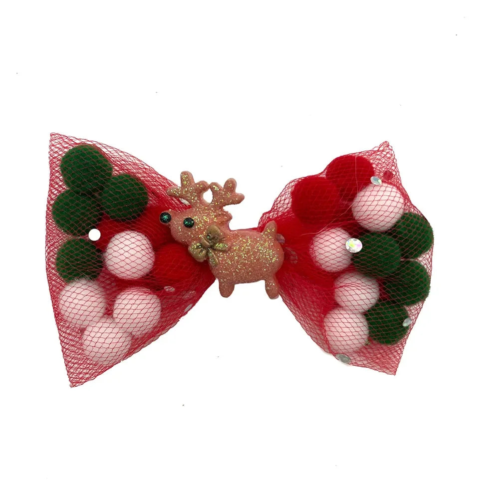 50/100pcs Christmas Flower Collar Dog Accessories Slidable Pet Dog Bowties Collar Accessories Pet Supplies Small Dog Bowties
