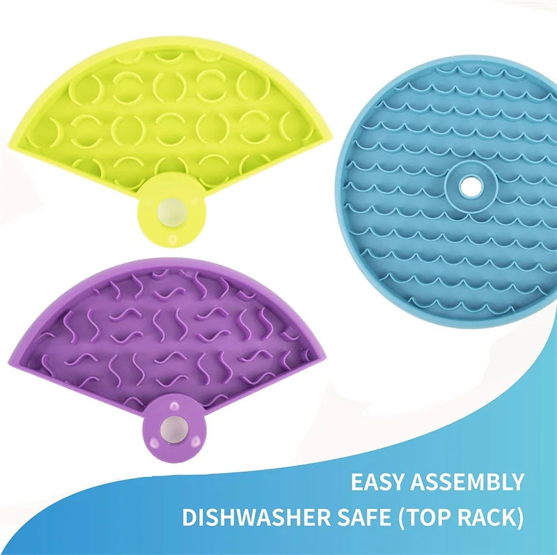 Dog Puzzle Slow Feeder Interactive Enrichment Dog Toys Layers Detachable Slow Eating Dog Bowl Anti-anxiety Dog Feeder Bowl