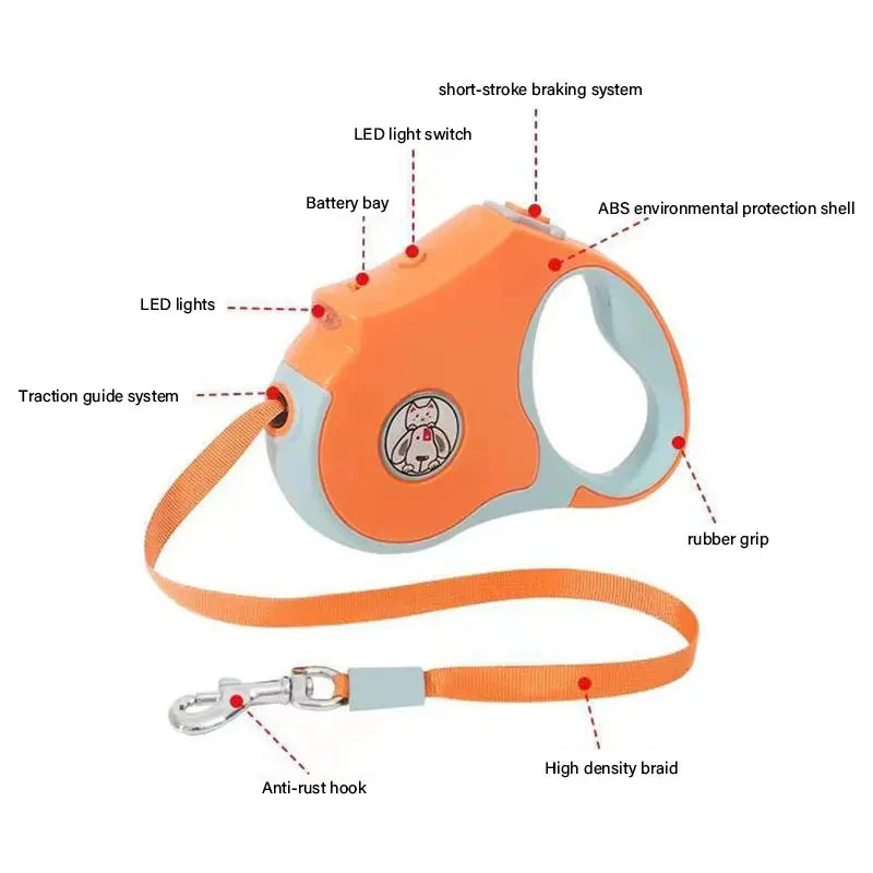 Dog Harness Leash Set Reflective Adjustable Dog Collar Dog Leash Small and Medium Dog Accessories Puppy Harness Pomeranian