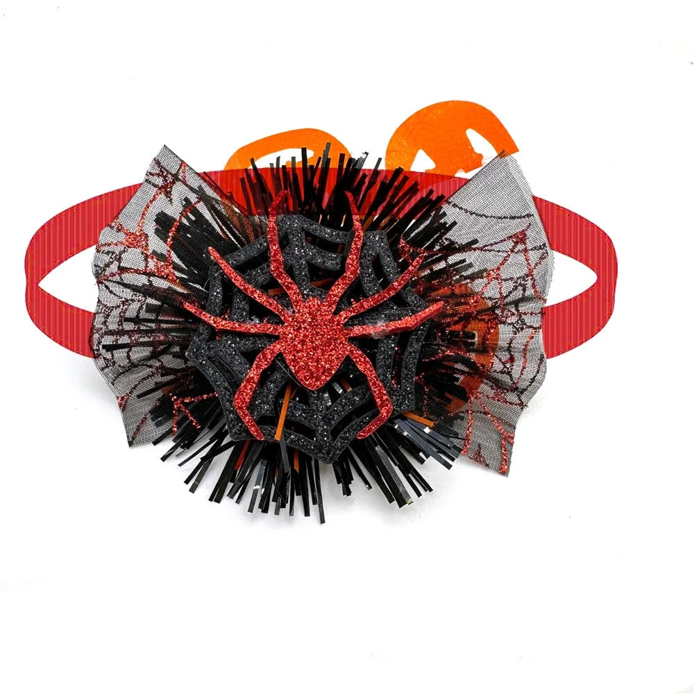 30/50pcs Halloween Dog Bow Ties for Small Dog Fashion Bow Ties Collar Pets Grooming Products Dog Accessories for Small Dogs