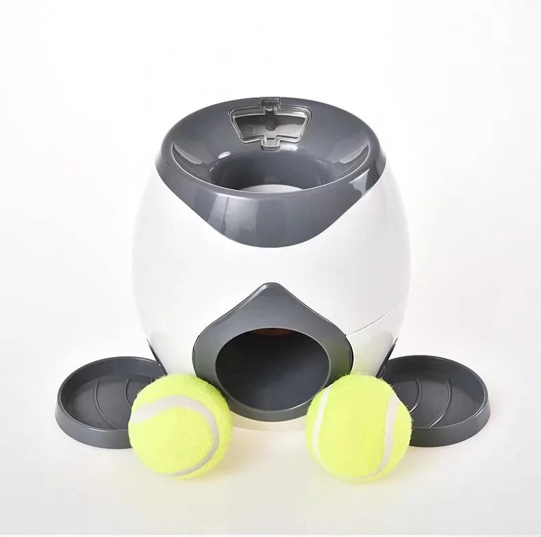 Automatic Pet Feeder Interactive Take Tennis Launcher Dog Training Toy Fun Ball Throwing Machine Teddy Corgi Shiba Inu Dog Toys