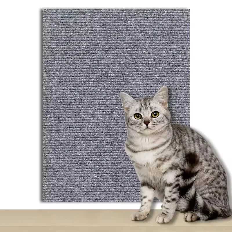Trimmable Cat Scratcher Sofa DIY Cat Scratching Mat Cats Scratcher Pad Board Protection Self-adhesive Carpet Cat Accessories