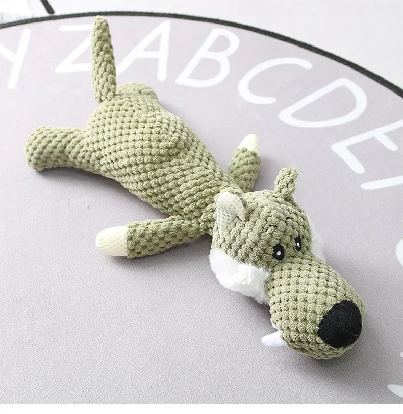 2025 new Plush Cartoon Puppy Dog Toy Pet Dog Chew Squeak Toys for Small Dogs Teeth Grinding Pet Products Dog Accessories