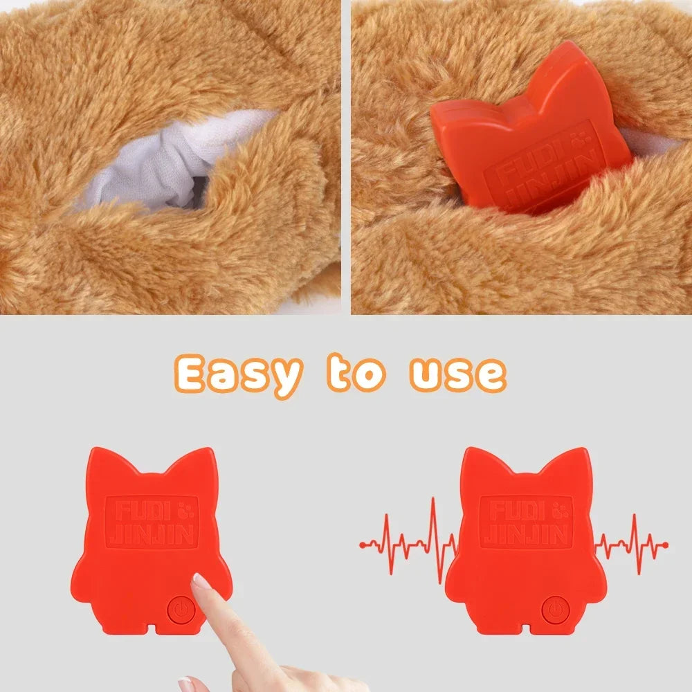 Puppy toys with heartbeat dog toys, pet separation stress soft plush relief and calming sleep partner behavior aid toys