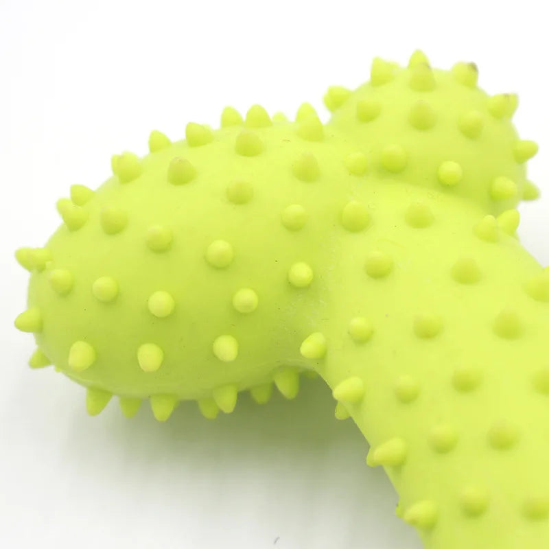 Pet TPR Toy Solid rubber bone toy Small Biting Bone Dog Toys Bite Resistant Dog Chew Toy Puppy Accessories