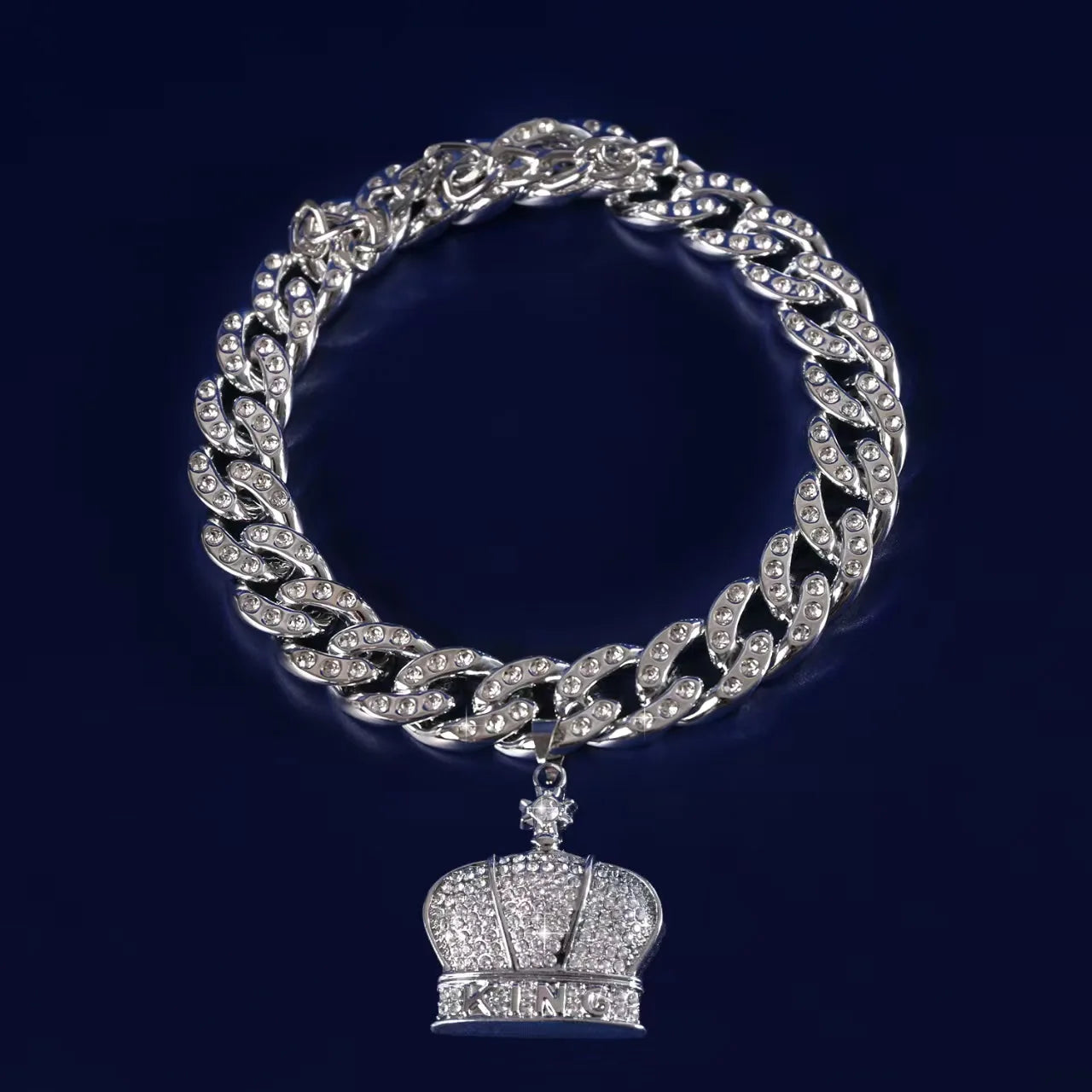 Luxury Fancy Zircon Pendant Dog Accessories for Cat Neck Wear Plastic Pet Necklace Adjustable Cosplay Small Medium Puppy Collar