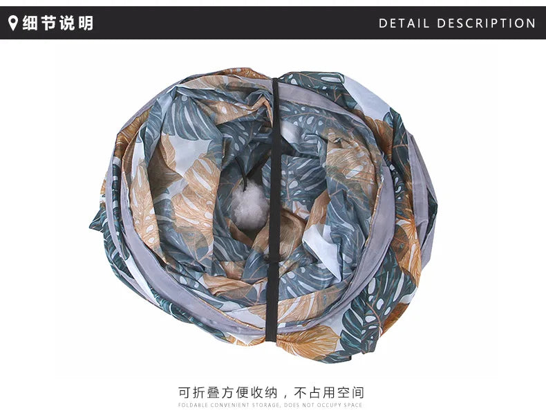Cat Tunnel Pet Supplies S T Pass Play Tunnel Foldable Cat Tunnel Cat Toys Breathable Drill Barrel for Indoor Loud Paper
