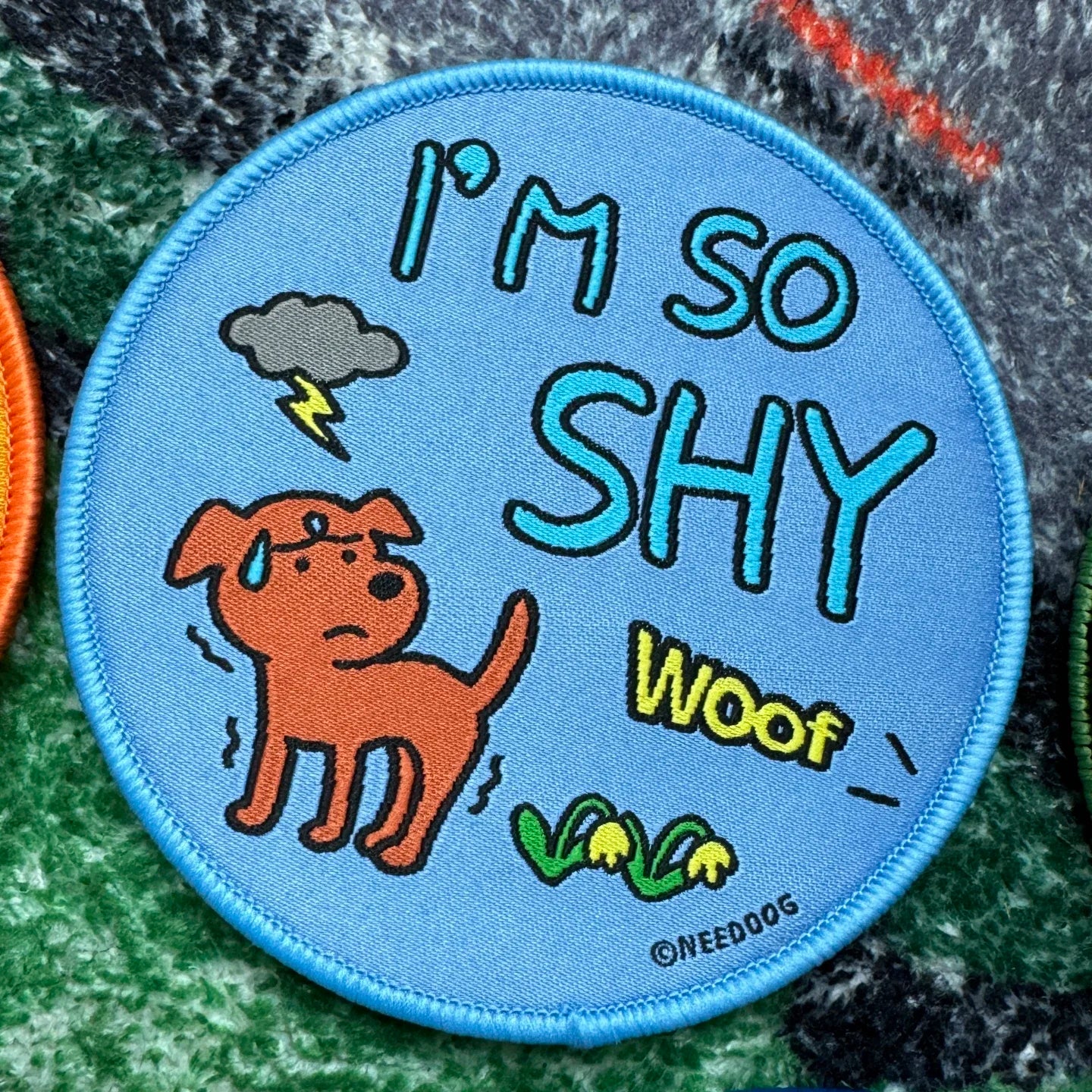 Dog Accessories Leash Chest and Back Pet Character Social Stickers Velcro Signage Warning Signs Personalized Logo Decoration