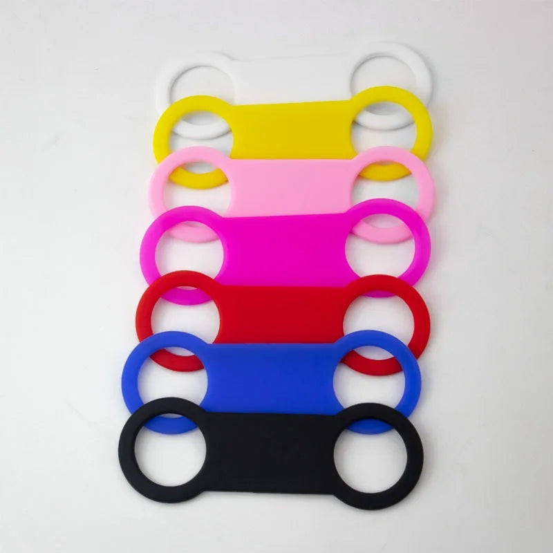 20Pcs Pet Dog Tag Silicone Blank Dog Accessories ID Tag Match With Dog Collar Anti-lost Pet Nameplate Tags Cat Tensile Rubber