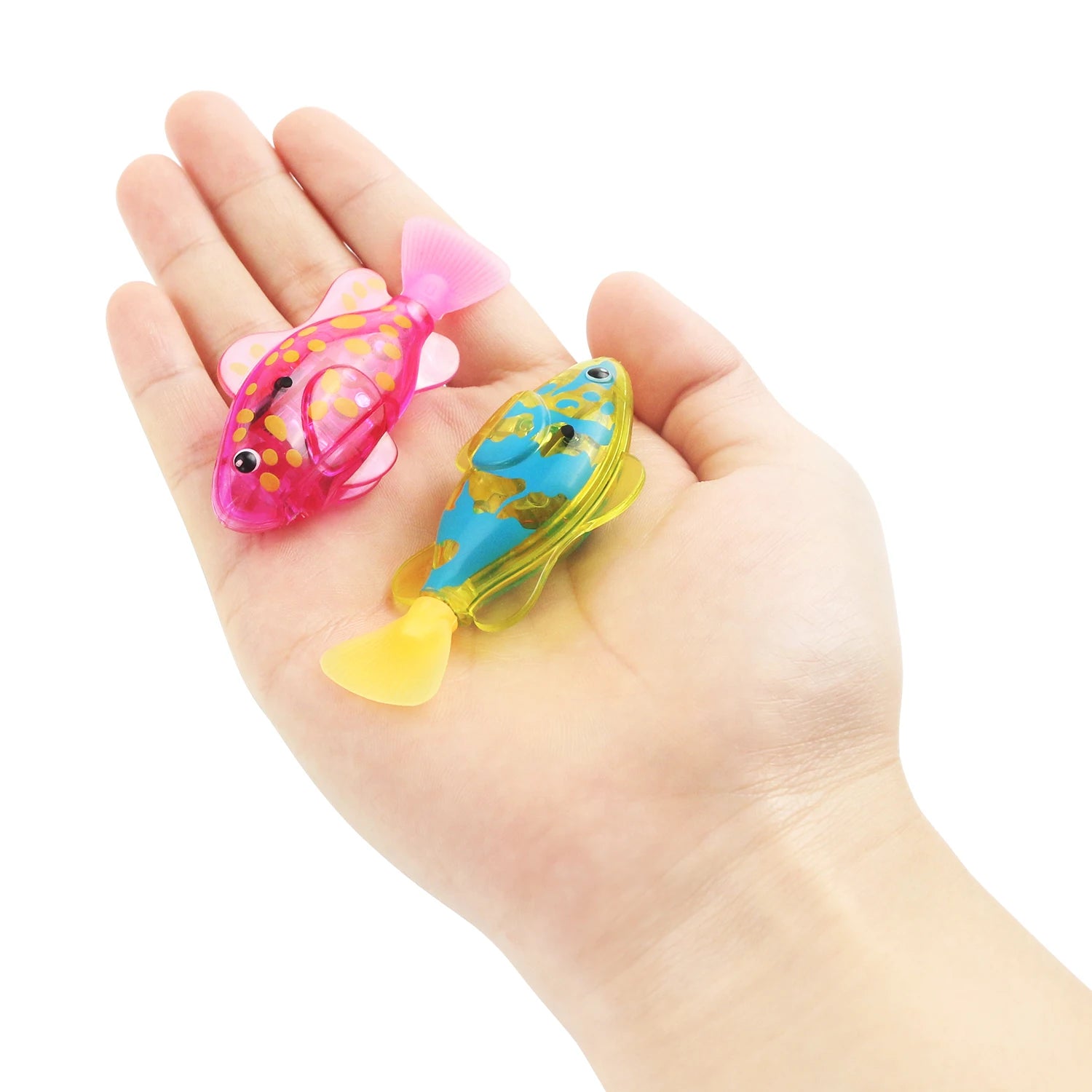 Swimming attracts pet fish, waterproof LED light toy fish, pet cat and dog toys, novel electronic fish