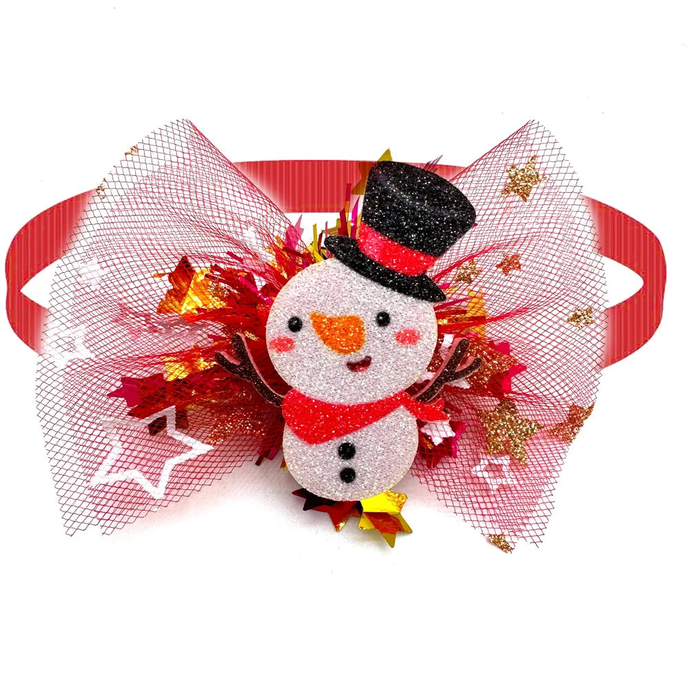 50/100pcs Christmas Pet Dog Bow Ties Dog Fashion BowTies Adjustable Collar Dogs Pet Grooming Bows Dog Accessories for Small Dogs