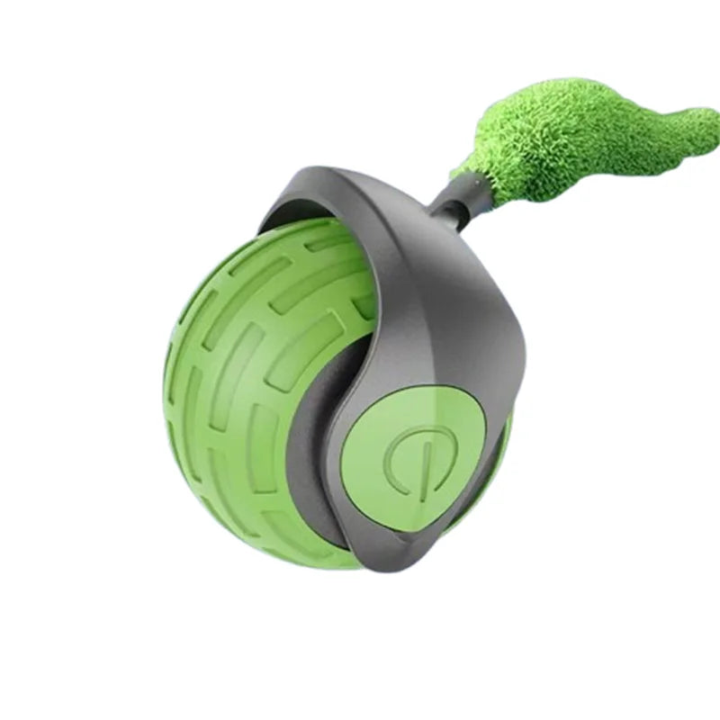 Speedy Tail 2.0 Interactive Cat Toy Balls Touch Motion Activated Rolling Ball with Type C Cord Tail for Indoor & Outdoor Cats