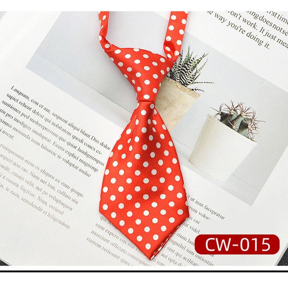 Pet Cat Dog Collar Multicolor Tie Fashion Grooming Dog Accessories Adjustable Puppy Tie Pet Bowtie Supplies