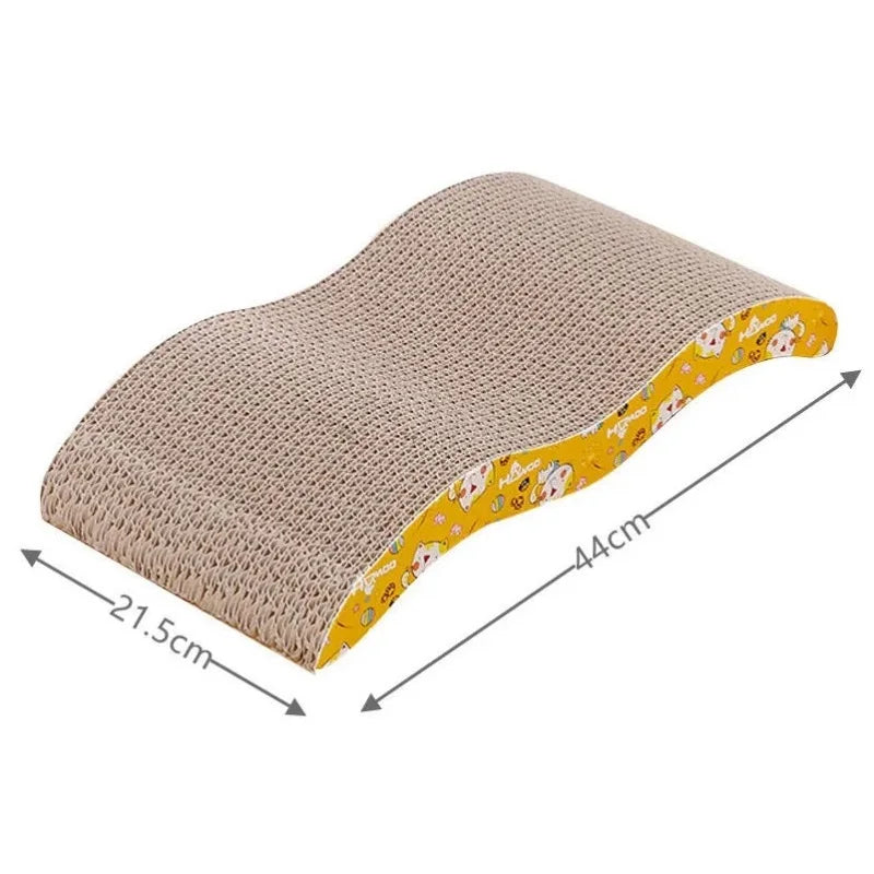 Cat Scratching Board Kitten Scratch Guards Claw Scraper Pads Toys Oval Corrugated Paper Nest Protect Furniture Cat Accessories