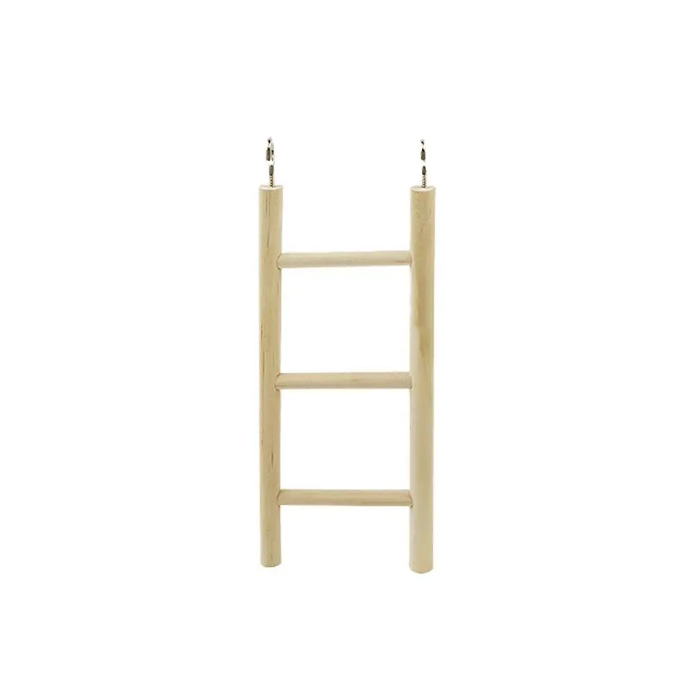 1PC Birds Toy Wooden Ladders Swing Scratcher Perch Climbing 3/4/5/6 Ladder Bird Cage Hamsters Parrot Toys Hanging Pet Supplies