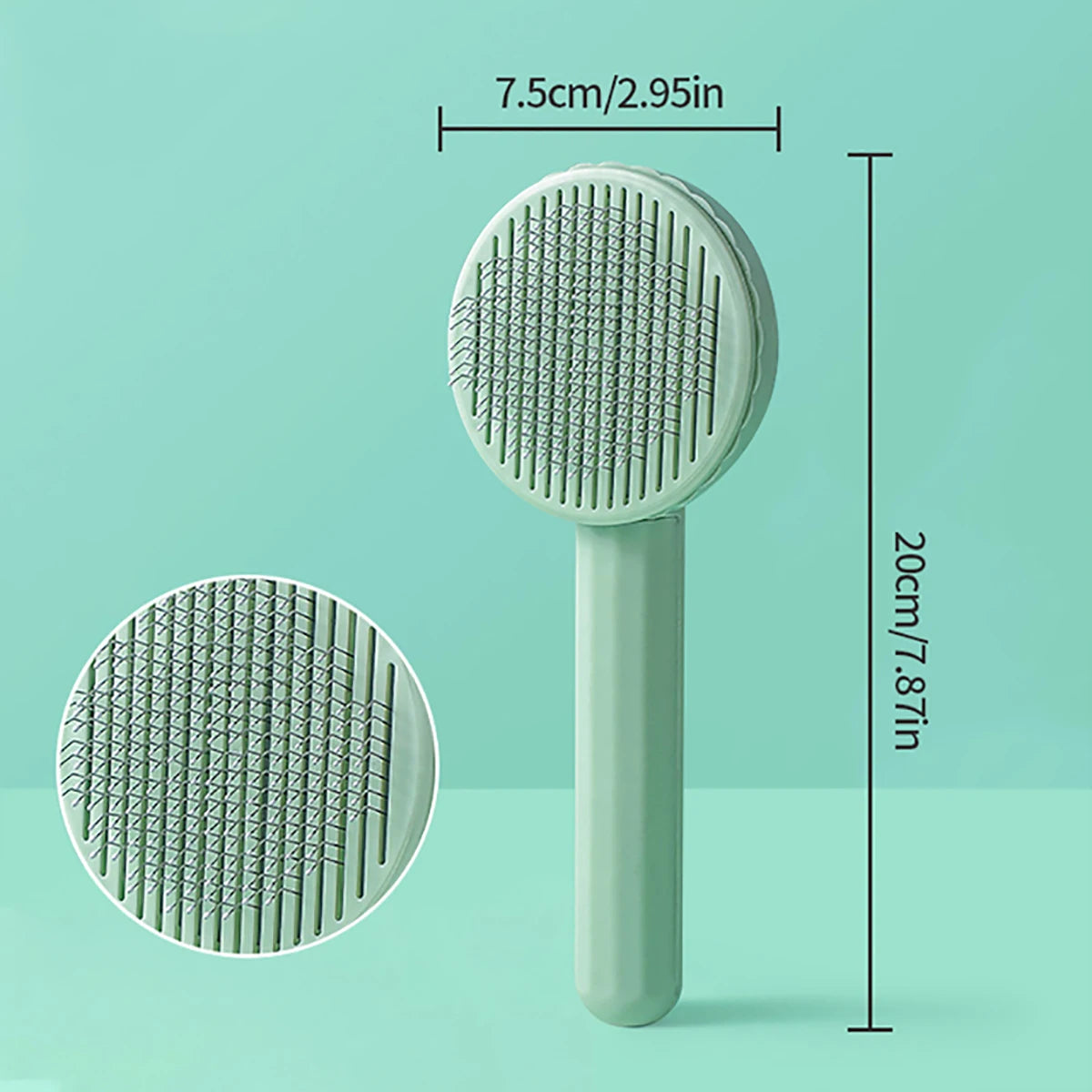 New Cat Comb Pet Dog Brush  Self Cleaning Pet Hair Remover Brush, for Dog Cat Grooming Tools Pet Dematting Comb Dog Accessories