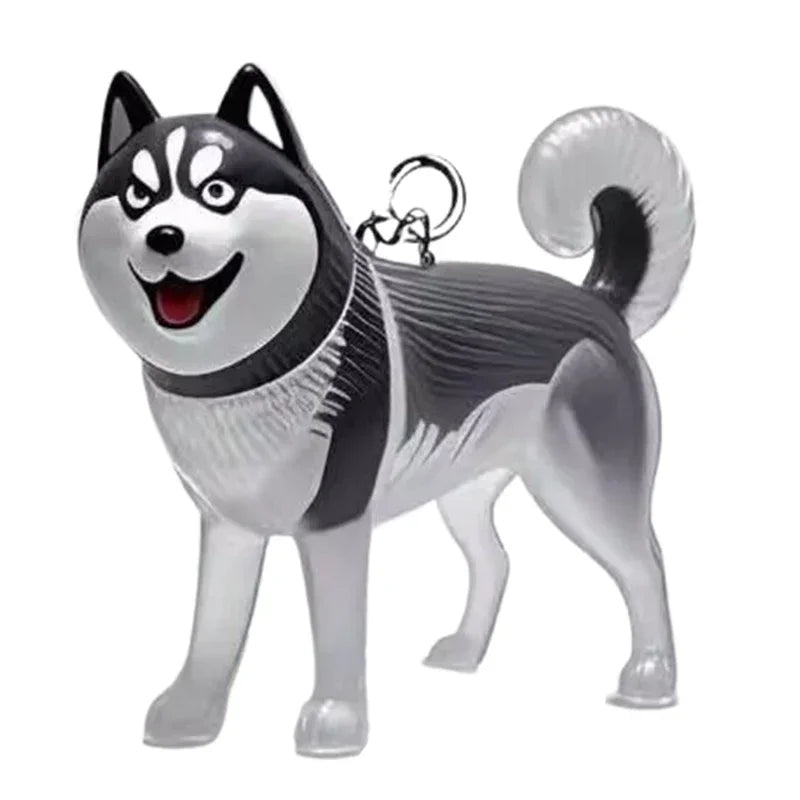 Dogs Hair Storage Pendant Cute Keychain Bag Pendant Couple Car Key Chains Jewelry Souvenir Collection Gift Decor Dog Accessories