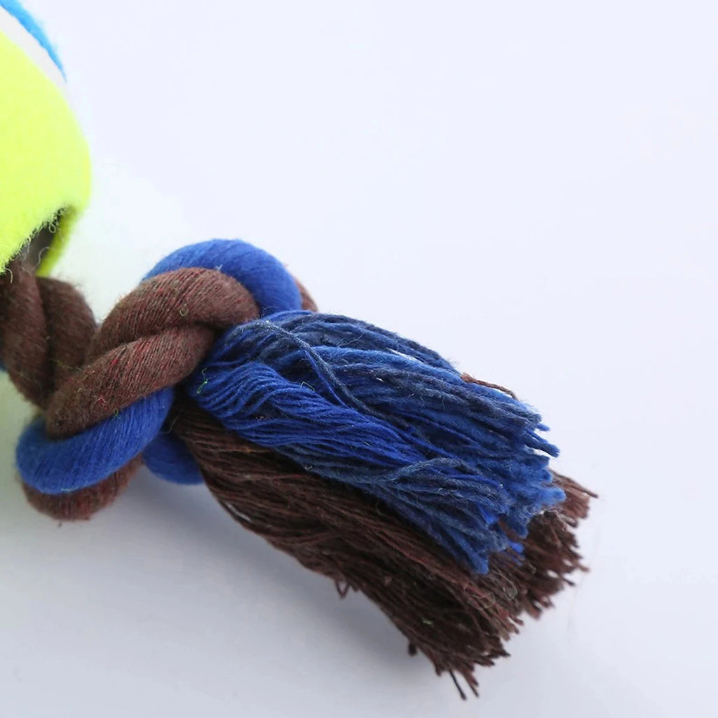 Popular cat and dog toys corduroy tennis cotton rope dog gnashing teeth pet supplies dog interaction