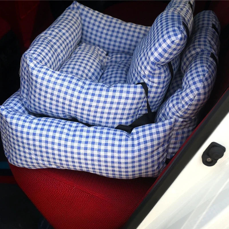 Dog Bed Dog Car Nest Pet Car Nest Out Safety Seat Cushion Anti-theft Car Portable Home Dual-purpose Nest Pad Dog Accessories