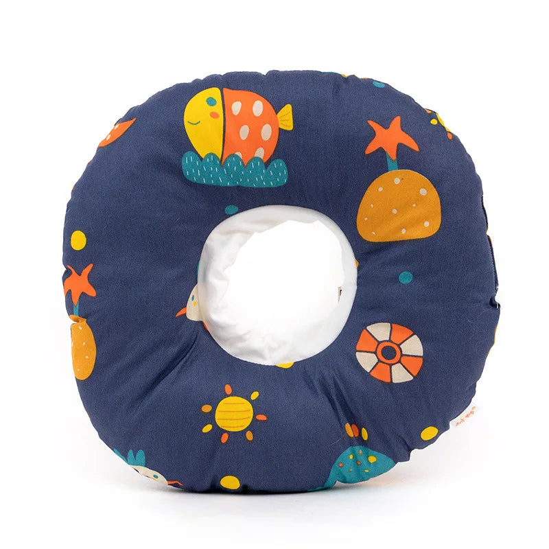 Sweet Donuts Cat Round Pillow Collar Pet Dog Neck Cone Recovery Collar for Anti-Bite Lick Surgery Cat Accessories Pet Collars