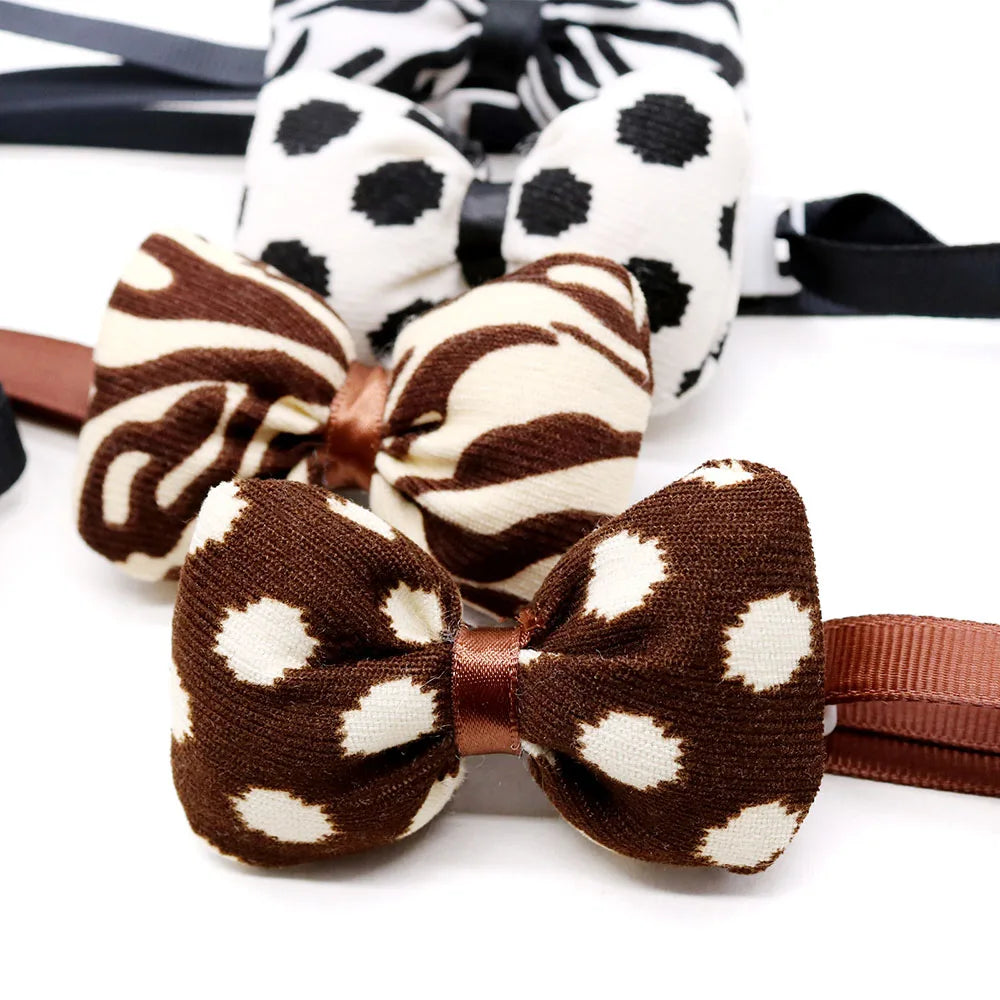 50PCS Small Dog Cat Bow Tie For Dogs Puppy Grooming Fashion Pet Dog Cat Bowties Collar Dog Accessories For Small Dogs
