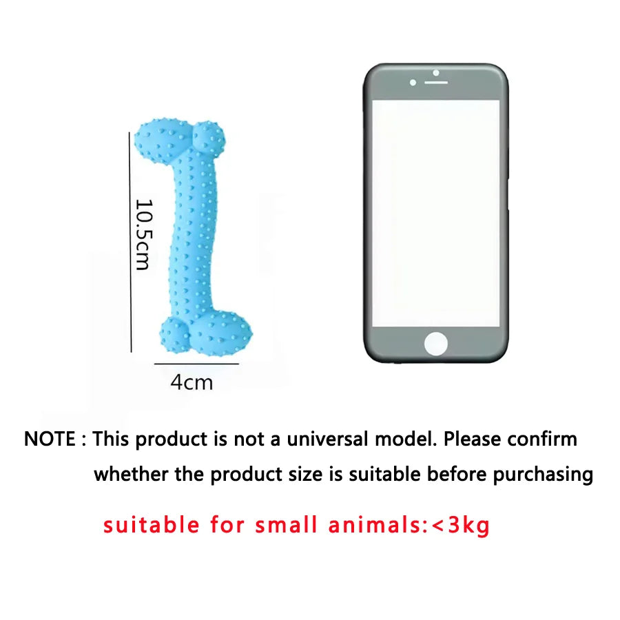 1/3pcs Small Chew Dog Toys Dog Rubber Toothbrush Stick Chew Toys For Training Chew Teeth Cleaning Pet Bone Shaped Toys