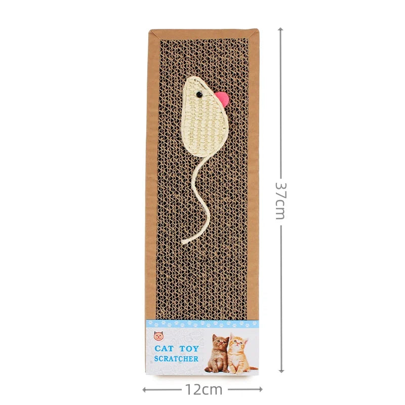 Cat Scratching Board Kitten Scratch Guards Claw Scraper Pads Toys Oval Corrugated Paper Nest Protect Furniture Cat Accessories