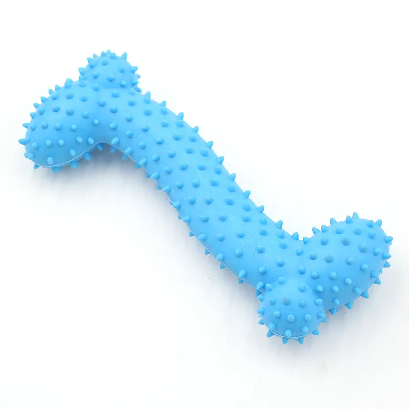 Pet TPR Toy Solid rubber bone toy Small Biting Bone Dog Toys Bite Resistant Dog Chew Toy Puppy Accessories